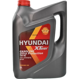 Моторна олива Hyundai XTeer Gasoline Ultra Protection 5W-40 6 л (1061126)