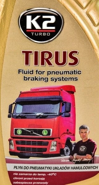 Гальмівна рідина Гальмівна рідина K2 TIRUS пластик (T360)