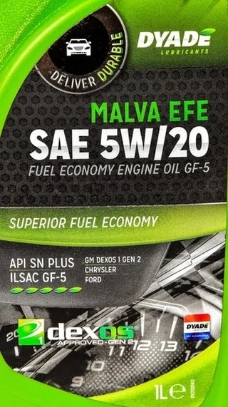 Моторна олива DYADE Malva EFE 5W-20 1 л (573771)