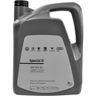 Моторна олива VAG Special D 5W-40 5 л (GS55505M4)