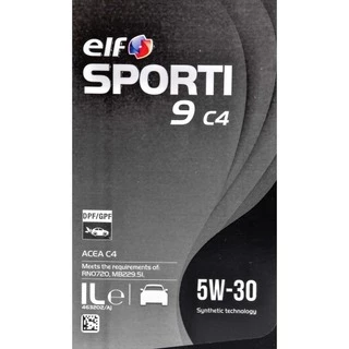Моторна олива Elf Sporti 9 C4 5W-30 1 л (214331)