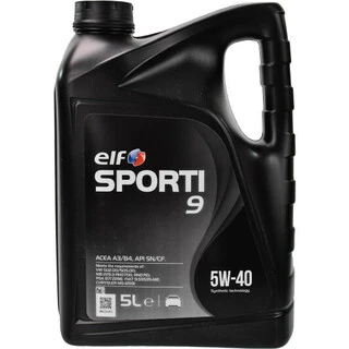 Моторна олива Elf Sporti 9 5W-40 5 л (214252)