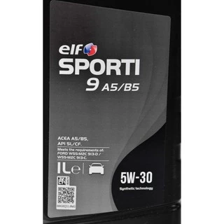 Моторна олива Elf Sporti 9 A5/B5 5W-30 1 л (214256)