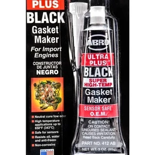 Герметик ABRO Ultra Plus 999 чорний формувач прокладок, 85 мл 412AB (412AB)