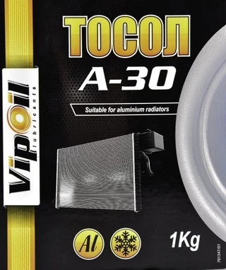 Антифриз VIPOIL Тосол А-30 -24 &deg;C, 1 л готовий антифриз (701347)