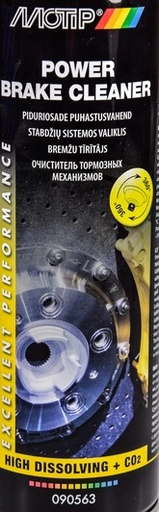Очисники гальмівної системи Motip Power Brake Cleaner, 500 мл 090563 очисник гальмівної системи (090563)