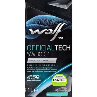 Моторна олива Wolf Officialtech C1 5W-30 1 л (8307713)