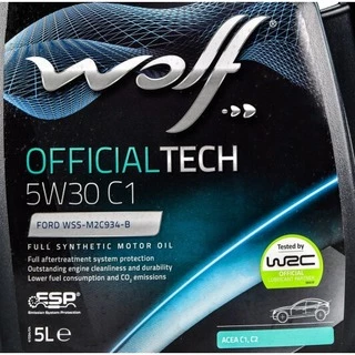 Моторна олива Wolf Officialtech C1 5W-30 5 л (8307911)
