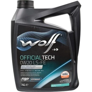 Моторна олива Wolf Officialtech LS-FE 0W-20 4 л (8339370)