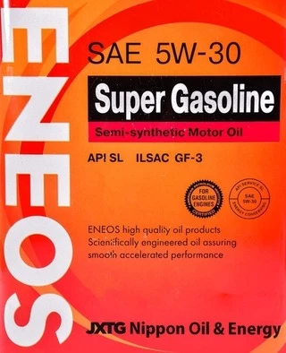 Моторна олива Eneos Super Gasoline SL 5W-30 4 л (ENSS530SL-4)