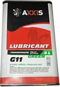 Антифриз Axxis Concentrate G11 зелений 4 л концентрат антифризу (AX2091)