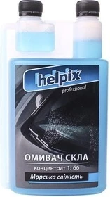 Омивач скла Концентрат омивача Helpix 1:66 літній морська свіжість 1 л (4823075802487)