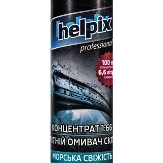 Омивач скла Концентрат омивача Helpix 1:66 літній морська свіжість 0.1 л (4823075802852)