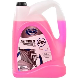 Антифриз VAMP CT12+ G12+ червоний -30 &deg;C, 10 л готовий антифриз (7693)