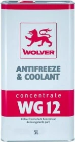 Антифриз Wolver Antifreeze &amp; Coolant WG12 G12 червоний 5 л концентрат антифризу (4260360944185)