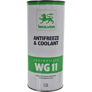 Антифриз Wolver Antifreeze &amp; Coolant WG11 G11 зелений 1,5 л концентрат антифризу (4260360944246)