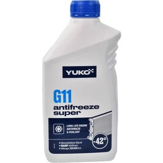 Антифриз Yuko Super G11 синій -42 &deg;C, 1 л готовий антифриз (4820070244472)