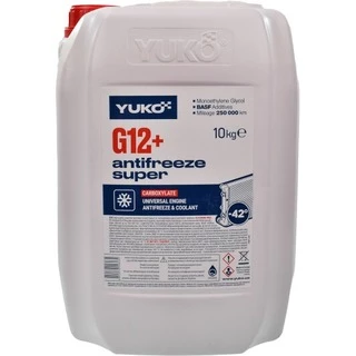 Антифриз Yuko Super G12+ червоний -42 &deg;C, 10 л готовий антифриз (4820070248234)