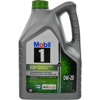 Моторна олива Mobil 1 ESP X2 0W-20 5 л (153685)