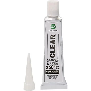 Герметик Zollex Gasket Maker без запаха прозорий формувач прокладок, 25 мл 7-CL1 (7-CL1)