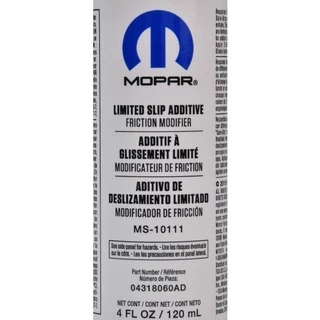 Присадки Mopar Parts Limited Slip Additive, 120 мл 4318060AD присадка (4318060AD)