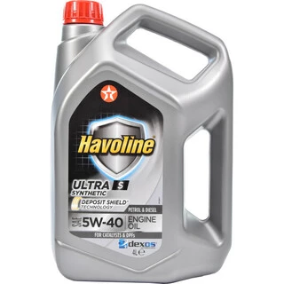 Моторна олива Texaco Havoline Ultra S 5W-40 4 л (801339MHE)