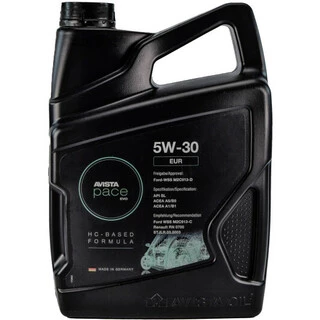 Моторна олива AVISTA Pace EVO EUR 5W-30 5 л (150782)