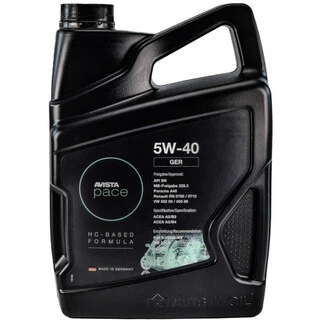 Моторна олива AVISTA Pace GER 5W-40 5 л (150787)