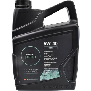 Моторна олива AVISTA Pace GER 5W-40 4 л (153292)