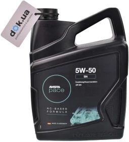Моторна олива AVISTA Pace SN 5W-50 4 л (172618)
