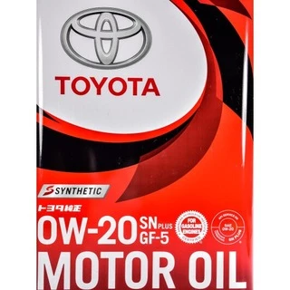 Моторна олива Toyota SN/GF-5 0W-20 4 л (0888012605)