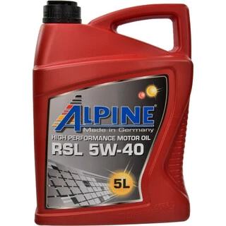 Моторна олива Alpine RSL 5W-40 5 л (0100142)