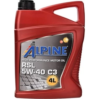 Моторна олива Alpine RSL C3 5W-40 4 л (0100179)