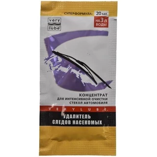 Омивач скла Концентрат омивача Xado Verylube Insect Trace Remover літній 0,02 л (XB40104)