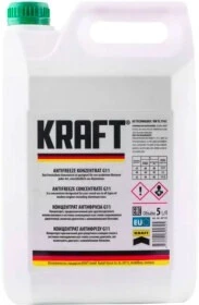 Антифриз KRAFT G11 зелений 5 л концентрат антифризу (KF119)