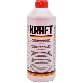 Антифриз KRAFT G12+ червоний 1,5 л концентрат антифризу (KF103)