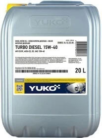 Моторна олива Yuko Turbo Diesel 15W-40 20 л (4820070240597)