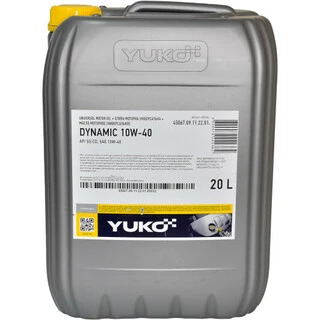 Моторна олива Yuko Dynamic 10W-40 20 л (482007024026)