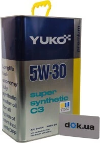 Моторна олива Yuko Super Synthetic C3 5W-30 4 л (020770)