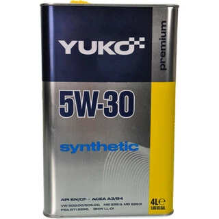Моторна олива Yuko Synthetic 5W-30 4 л (021599)