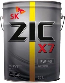 Моторна олива ZIC X7 5W-40 20 л (192662)