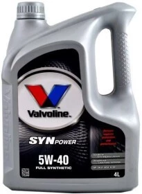 Моторна олива Valvoline SynPower 5W-40 4 л (872381)