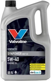 Моторна олива Valvoline SynPower MST C3 5W-40 5 л (872386)