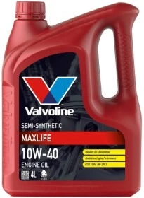 Моторна олива Valvoline MaxLife 10W-40 4 л (872296)