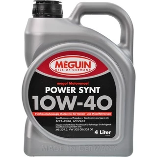 Моторна олива Meguin Power Synt 10W-40 4 л (4364)