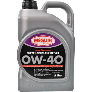Моторна олива Meguin Super Leichtlauf Driver 0W-40 5 л (4895)