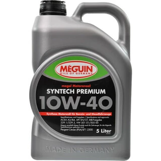 Моторна олива Meguin Syntech Premium 10W-40 5 л (4338)