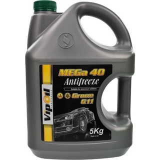 Антифриз VIPOIL MEGa 40 G11 зелений -39 &deg;C, 5 л готовий антифриз (335798)