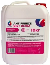 Антифриз NanoFrost Ultra G12+ рожевий -37 &deg;C, 10 л готовий антифриз (G12PLUSULTRAPINK10)