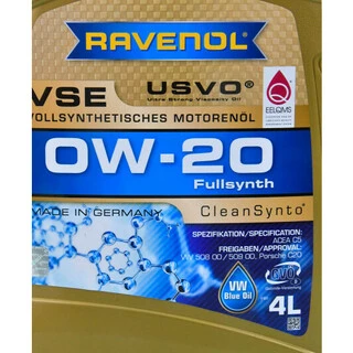 Моторна олива Ravenol VSE 0W-20 4 л (1111112004)